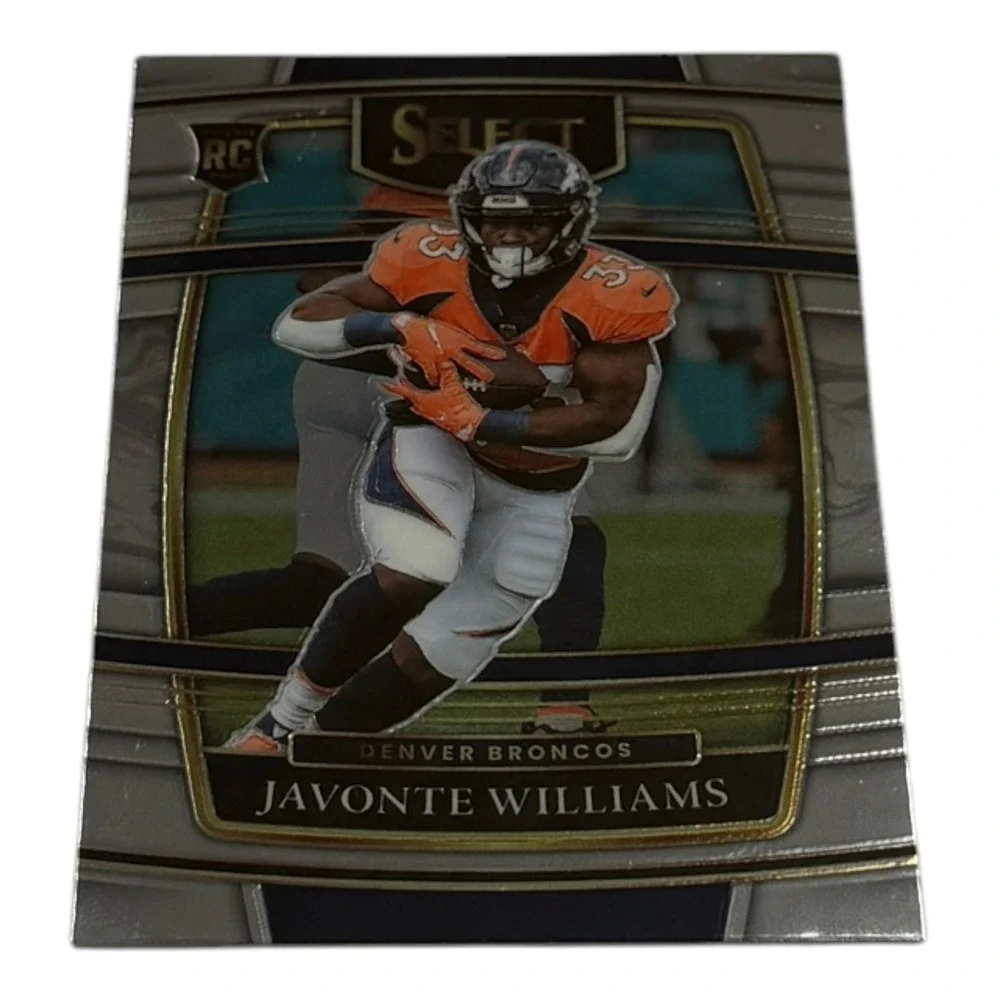 2021 Panini Select Javonte Williams Rookie Card 57 Concourse Denver Broncos RC